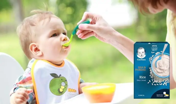 Cách Sử Dụng Bột Ăn Dặm Gerber Rice Cereal
