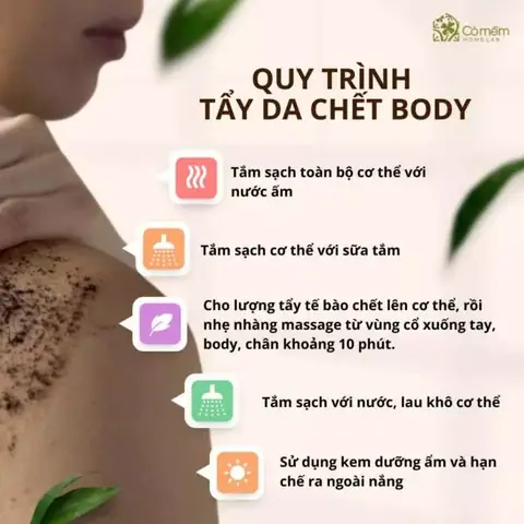 Cách Sử Dụng Kem Tẩy Da Chết Body