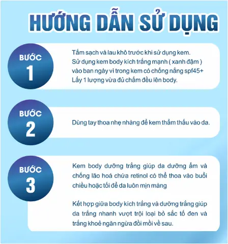 Cách Sử Dụng Kem Trắng Da
