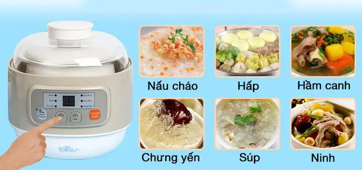 Cách Sử Dụng Nồi Hầm Cháo Chậm