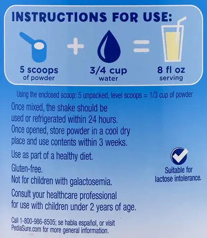 Cách Sử Dụng Sữa Pediasure Mỹ