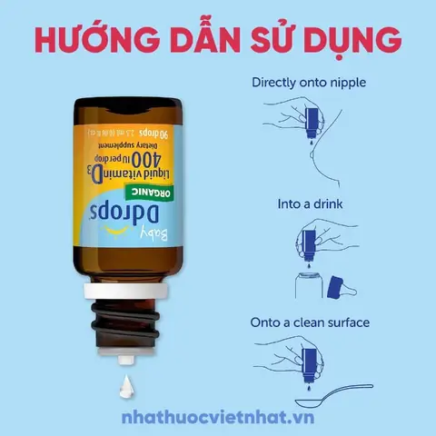 Cách Sử Dụng Vitamin D3 Drops Cho Trẻ Sơ Sinh