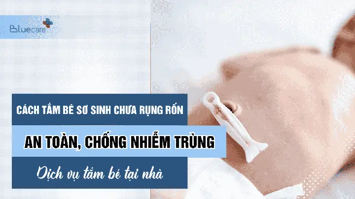 Cách Tắm Bé Chưa Rụng Rốn