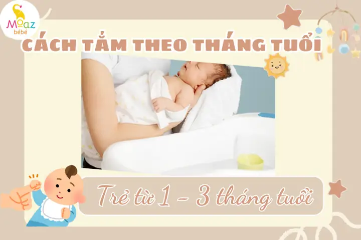 Cách Tắm Cho Bé 7 Tháng
