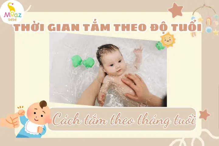 Cách Tắm Cho Bé 7 Tháng