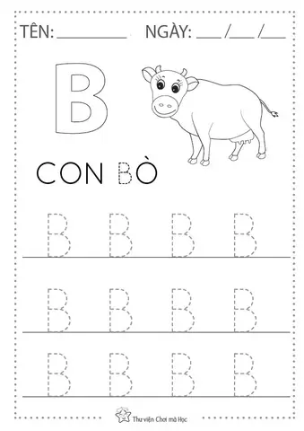 Cách Tạo Chữ Cho Bé Tập Tô