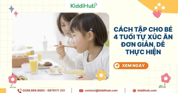 Cách Tập Cho Trẻ Tự Xúc Ăn