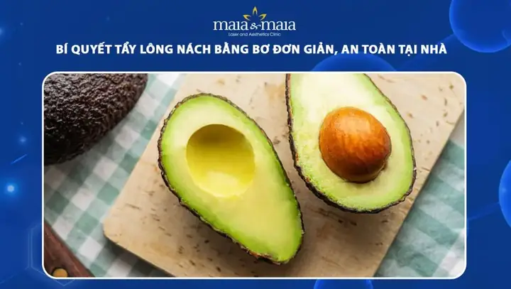 Cách Tẩy Lông Nách Bằng Bơ