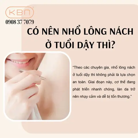 Cách Tẩy Lông Nách Ở Tuổi Dậy Thì