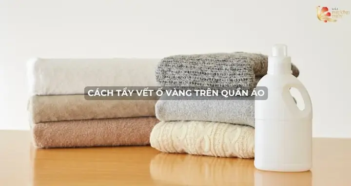 Cách Tẩy Ố Vàng Trên Quần Áo