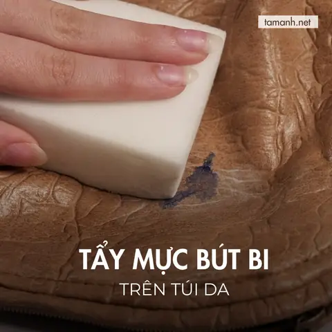 Cách Tẩy Vết Mực Bút Lông Trên Túi Da