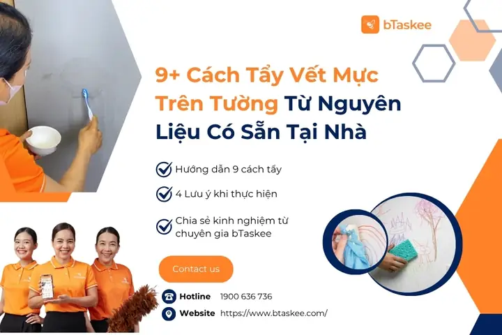 Cách Tẩy Vết Mực Trên Tường
