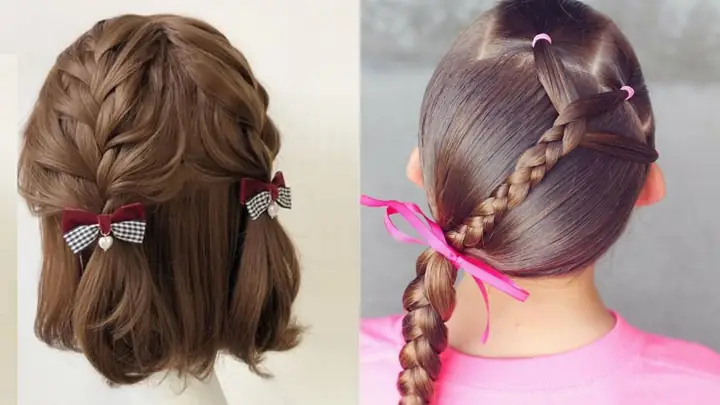 Cách Thắt Bím 2 Bên Cho Tóc Ngắn