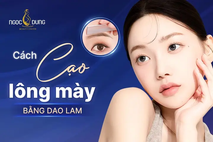 Cách Tỉa Chân Mày Bằng Dao Lam