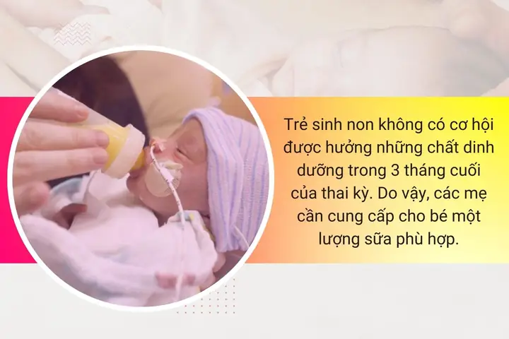 Cách Tính Lượng Sữa Cho Trẻ Sinh Non