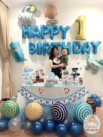 Cách Trang Trí Sinh Nhật Cho Bé Trai 1 Tuổi