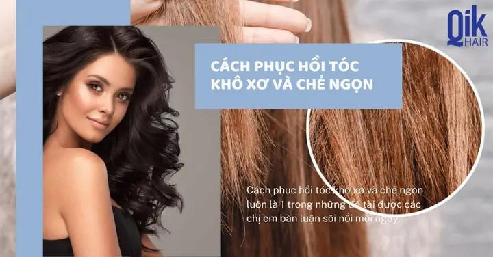 Cách Trị Tóc Khô Xơ Chẻ Ngọn