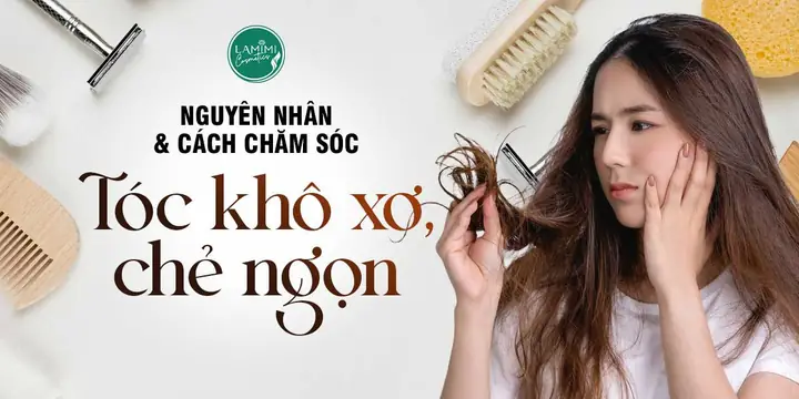Cách Trị Tóc Khô Xơ Chẻ Ngọn