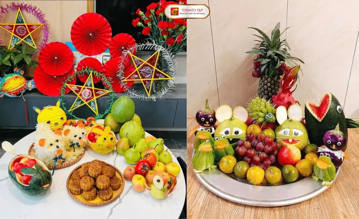 Cách Trình Bày Mâm Ngũ Quả Trung Thu