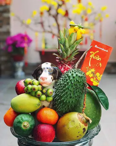 Cach Trung Trai Cay Ngay Tet