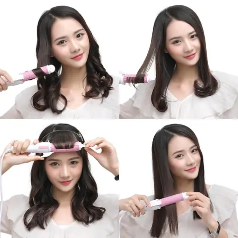 Cách Uốn Tóc Gợn Sóng Bằng Máy Duỗi