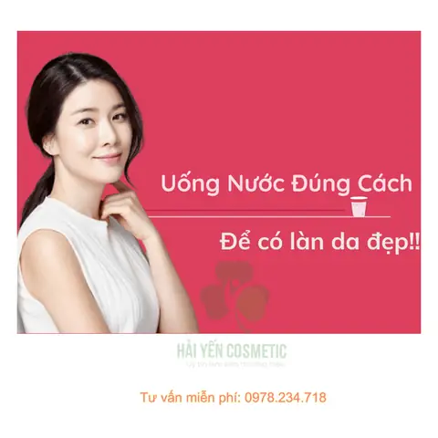 Cách Uống Nước Làm Đẹp Da