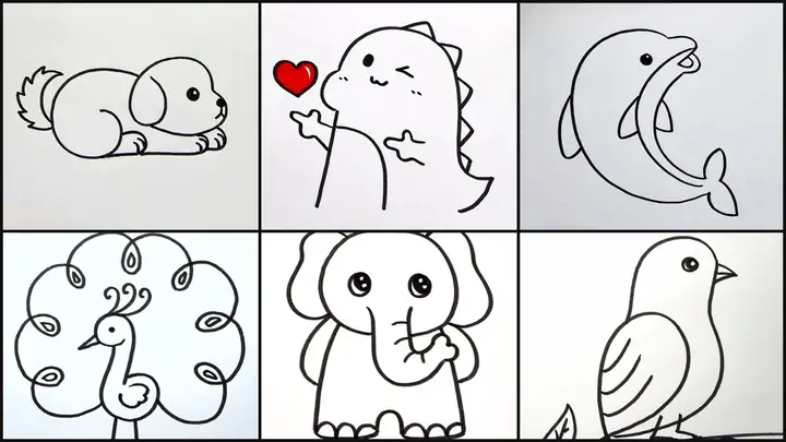 Cách Vẽ Con Vật Dễ Nhất