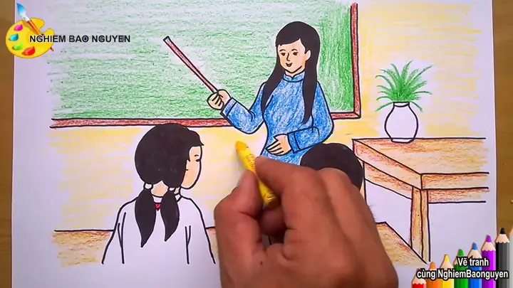 Cách Vẽ Đề Tài Học Tập