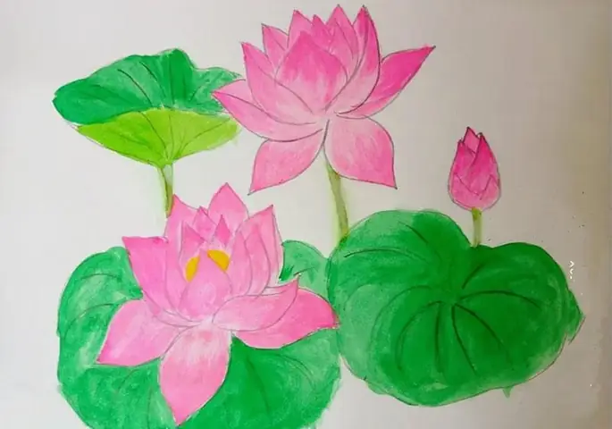 Cách Vẽ Hoa Sen Mĩ Thuật Lớp 6