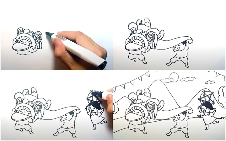 Cách Vẽ Tranh Trung Thu Đơn Giản