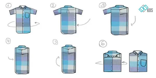 Cách Xếp Áo Sơ Mi Vào Balo Không Bị Nhăn
