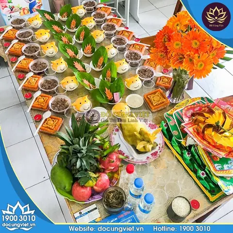 Cách Xếp Bàn Cúng Thôi Nôi