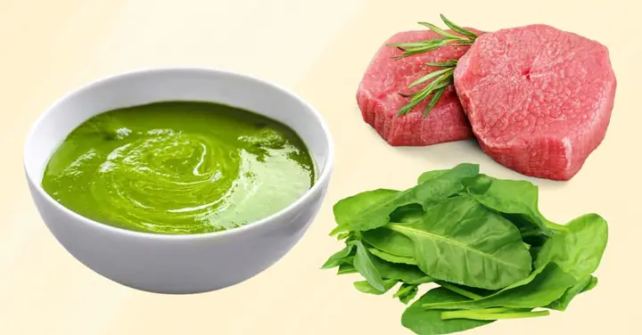 Cải Bó Xôi Nấu Thịt Bò Cho Bé Cải Bó Xôi Nấu Thịt Bò Cho Bé