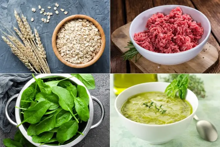 Cải Bó Xôi Nấu Thịt Bò Cho Bé Cải Bó Xôi Nấu Thịt Bò Cho Bé