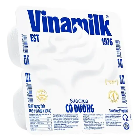 Calo Trong 1 Hộp Sữa Chua Vinamilk Có Đường