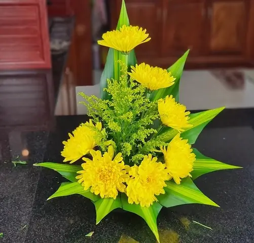 Cắm Hoa Cúc Trên Bàn Thờ Cắm Hoa Cúc Trên Bàn Thờ