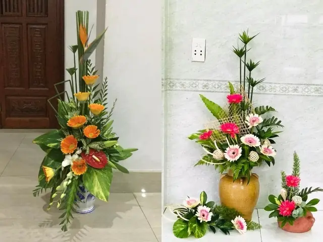 Cắm Hoa Nghệ Thuật Ngày Tết