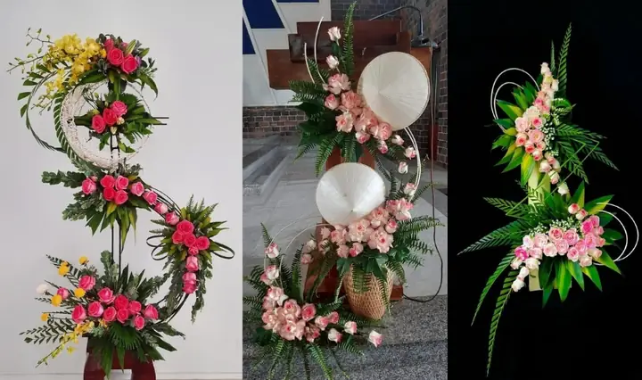 Cắm Hoa Nghệ Thuật Theo Chủ Đề 20 10