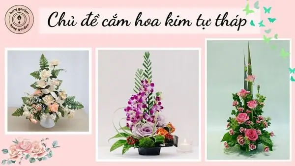 Cắm Hoa Nghệ Thuật Theo Chủ Đề 20 10