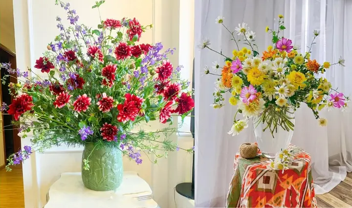 Cắm Lọ Hoa Đẹp Ngày Tết