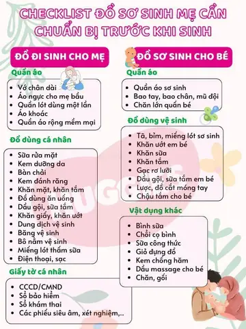 Cần Mua Những Gì Để Chuẩn Bị Sinh Em Bé