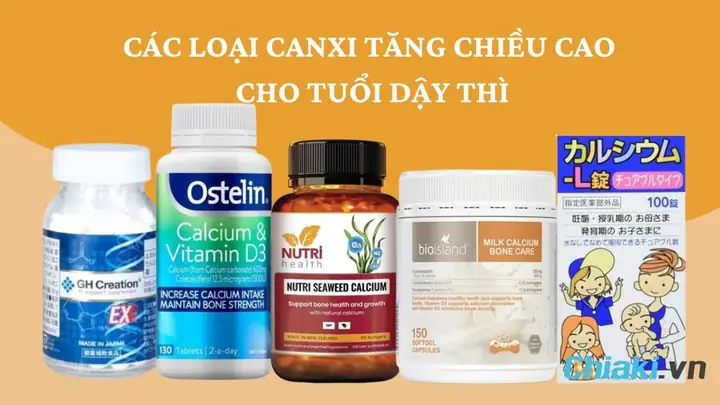 Canxi Cho Trẻ Tiền Dậy Thì