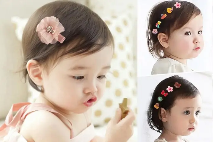 Cắt Tóc Cho Bé Gái Sơ Sinh