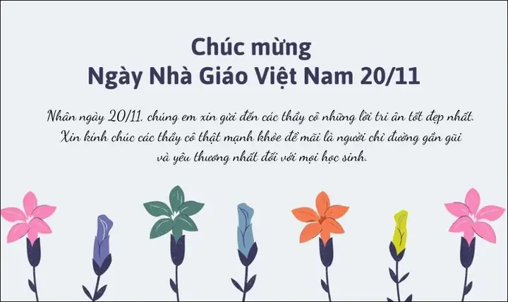 Câu Chúc Hay Về 20 11