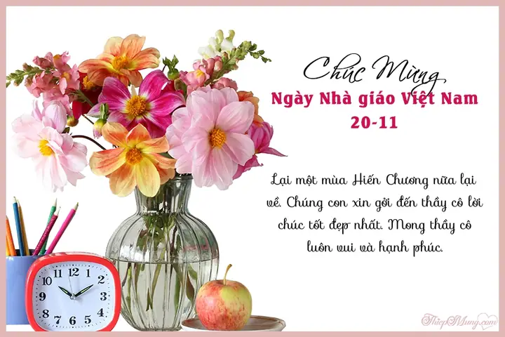 Câu Chúc Nhà Giáo Việt Nam