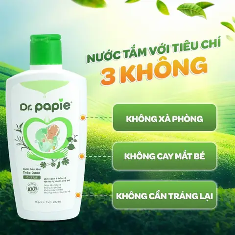 Chai Tắm Trị Rôm Sảy Cho Bé