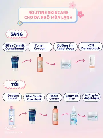 Chăm Sóc Da Vào Buổi Tối