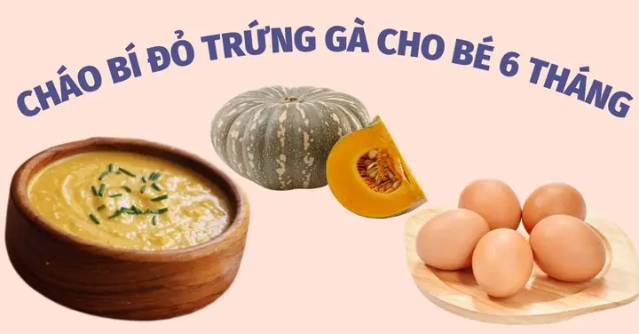 Cháo Bí Đỏ Cho Bé 6 Tháng