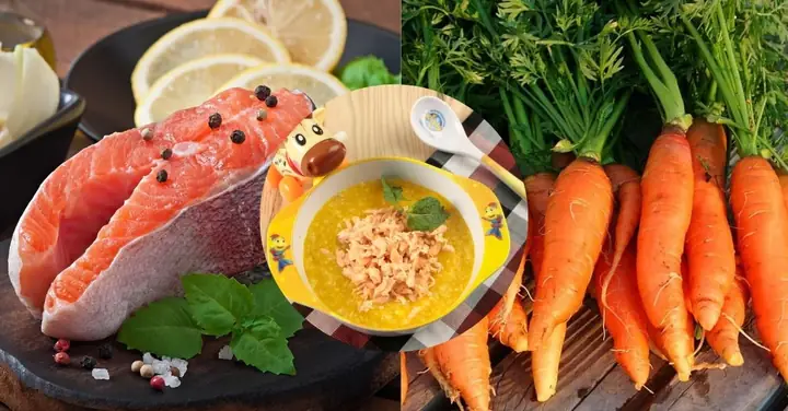 Cháo Cá Hồi Cho Trẻ 7 Tháng