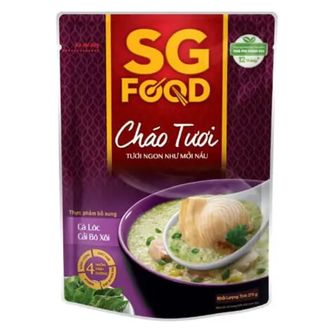 Cháo Cá Lóc Cải Bó Xôi